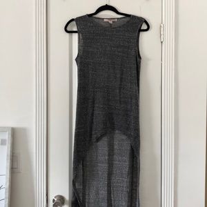 FOREVER 21 HI-LO GREY TOP